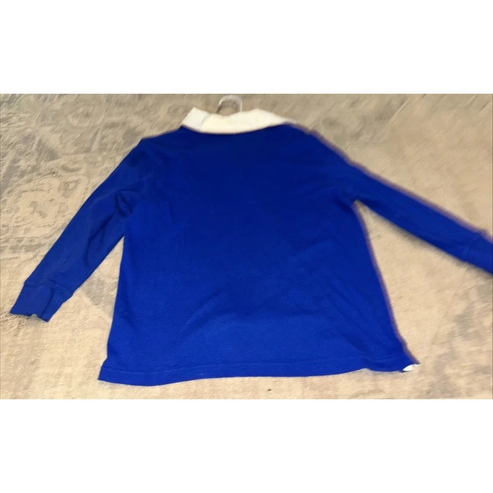 Chaps Denim Cotton‎ Shirt Blue / White Collar Sz XL X-large 3/4 Sleeve - Picture 4 of 4